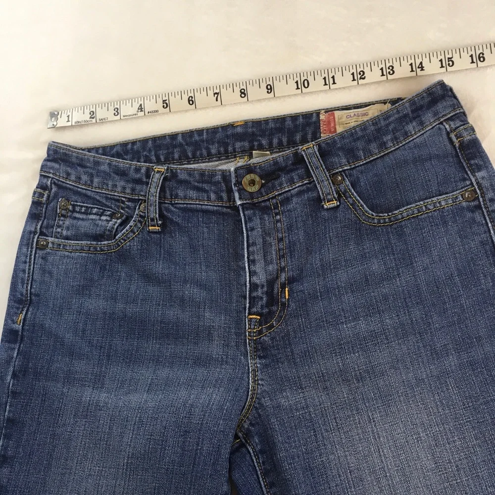 Gap 1969 Classic Denim Jeans Straight Size 6R - Picture 5 of 8